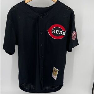 Mitchell & Ness Reds Griffey Cooperstown Collection Batting Practice Jersey M